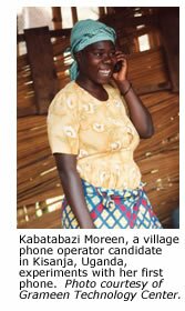 Village Phone Lady, Uganda