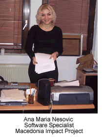 Ana Maria Nesovic, Macedonia Impact Team Member