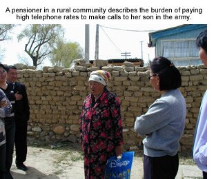 Pensioner in a rural community
