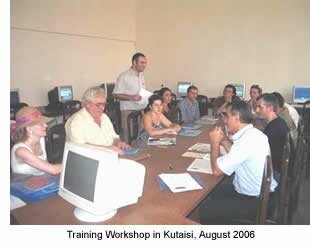 Training workshop in Kutaisi,August 2006