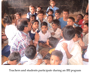 Teachers and Students Participate during an IRI program
