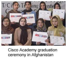 Cisco Academy graduation ceremony in Afghanistan